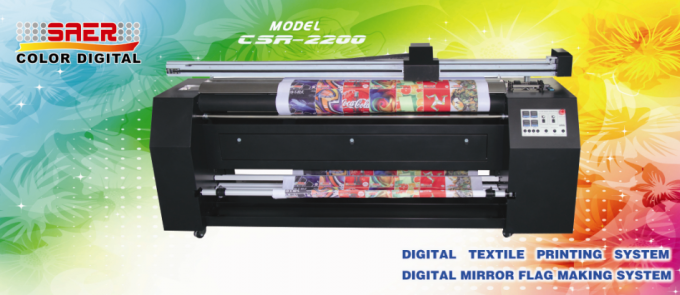 Máquina de la impresora de la bandera de la sublimación los 2.2M con dos pedazos Epson DX7 2