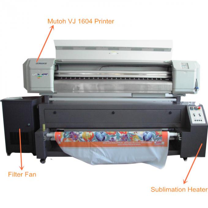 Sola Dx5 Epson impresora 1440dpi de la cabeza de Mutoh para todas las materias textiles 1
