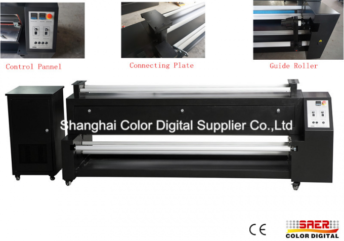 Anchura de trabajo del secador el 180cm de la sublimación de la fijación del color velocidad de la impresión de 20 - del 100m/hora 1