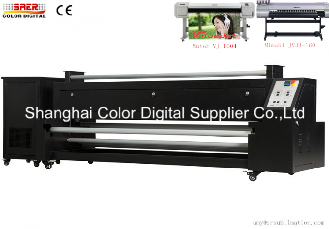 Anchura de trabajo del secador el 180cm de la sublimación de la fijación del color velocidad de la impresión de 20 - del 100m/hora 0