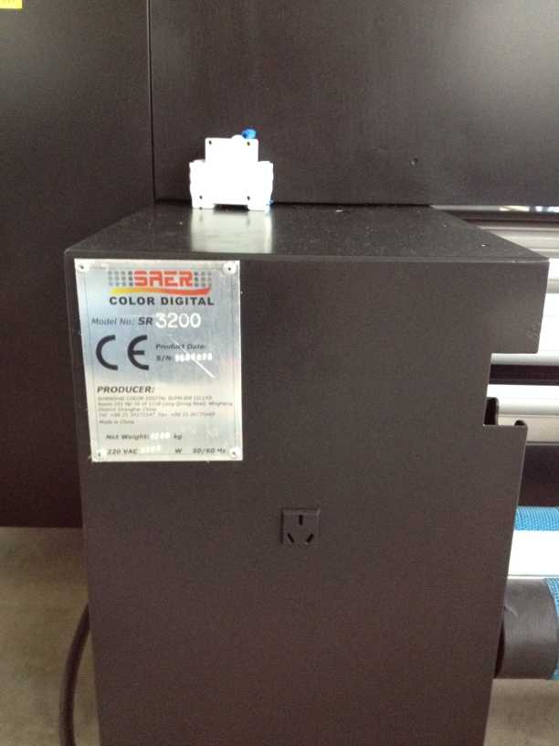 secador de la sublimación del rodillo de 6.5kw Digitaces, máquina de calefacción automática 1