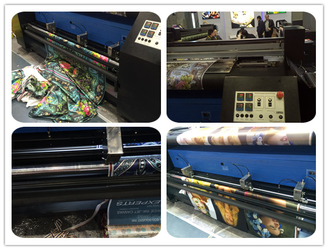 La materia textil de la sublimación/la impresora directas de la bandera de la tela con Epson DX5 dirige 0