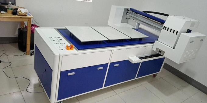 Impresora de la camiseta de algodón de la tela de la impresora de la camiseta de Digitaces automática con tinta del pigmento 1