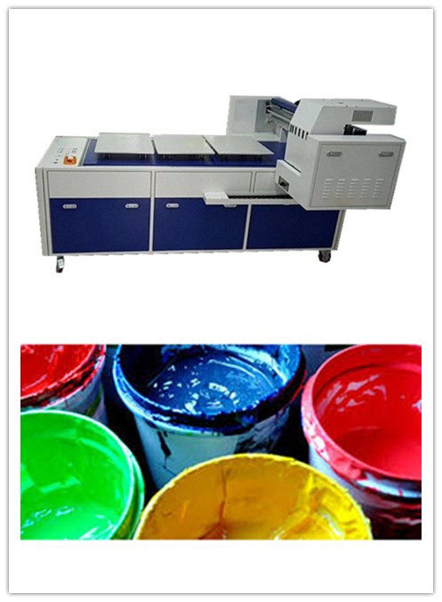 Dirct a la impresora de la camiseta de la ropa automática con funcionamiento del establo de la tinta del pigmento 1