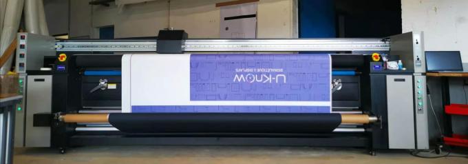 la impresora del paño de los 3.2m para el algodón/el poliéster con tres Epson 4720 dirige 0