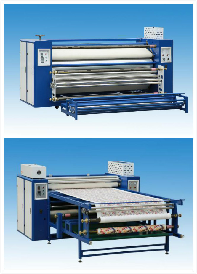 máquina rotatoria del calendario de la materia textil de la prensa del calor de 1600m m 0