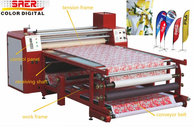 Máquina industrial de la sublimación de la prensa del calor del calendario del rodillo de la máquina del calendario de la materia textil 3