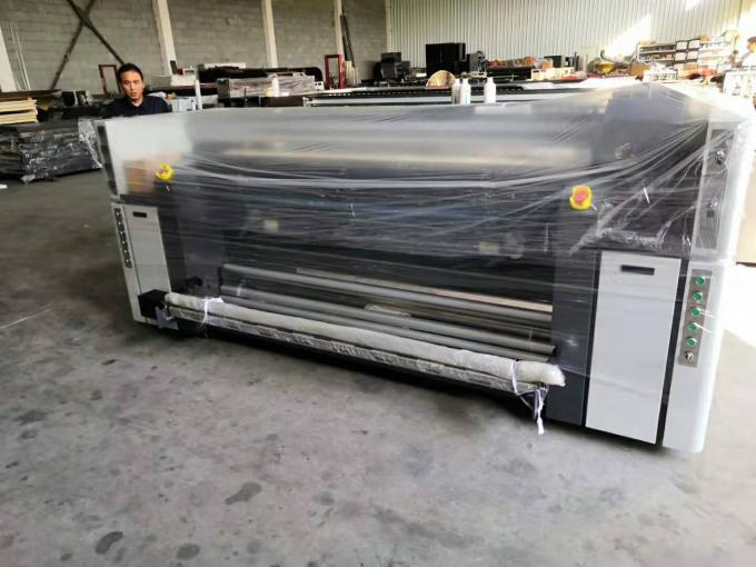 Resolución máxima dual de la impresora de chorro de tinta de la máquina de la impresora de la tela de la tinta del pigmento de Cmyk 1800DPI 0