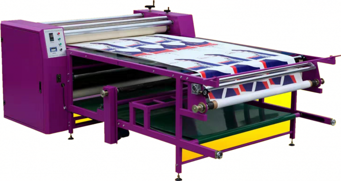 máquina rotatoria del calendario de la materia textil de la prensa del calor de 1600m m 3