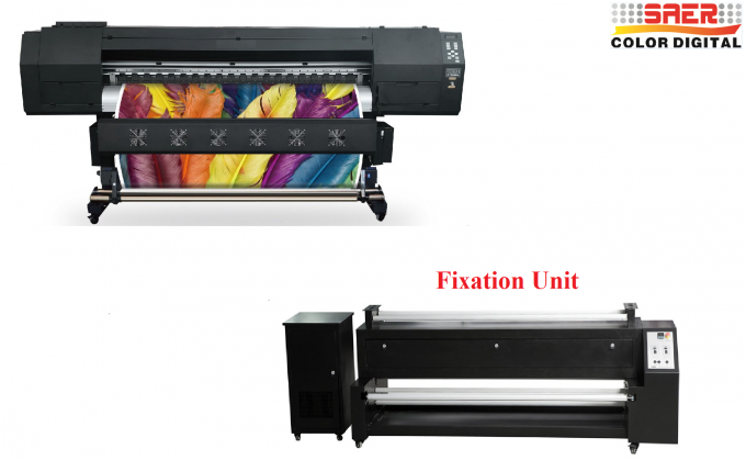 Máquina de impresión directa de textiles de alto Dpi con secador de impresoras infrarrojas 7