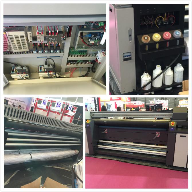 Máquina de impresión de sublimación textil multicolor dual CMYK / impresora de tejidos de tienda 1