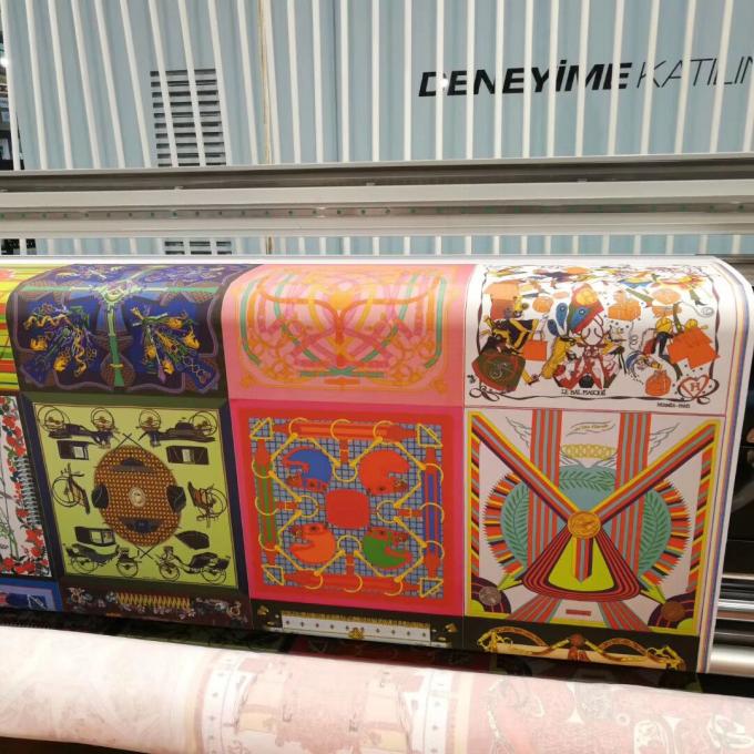 Máquina de impresión de sublimación textil multicolor dual CMYK / impresora de tejidos de tienda 3