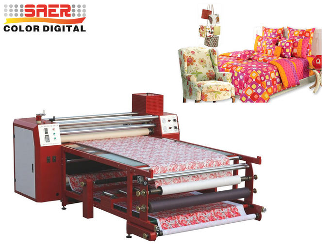 Máquina rotatoria del calendario de la materia textil de la sublimación de la prensa del calor 0