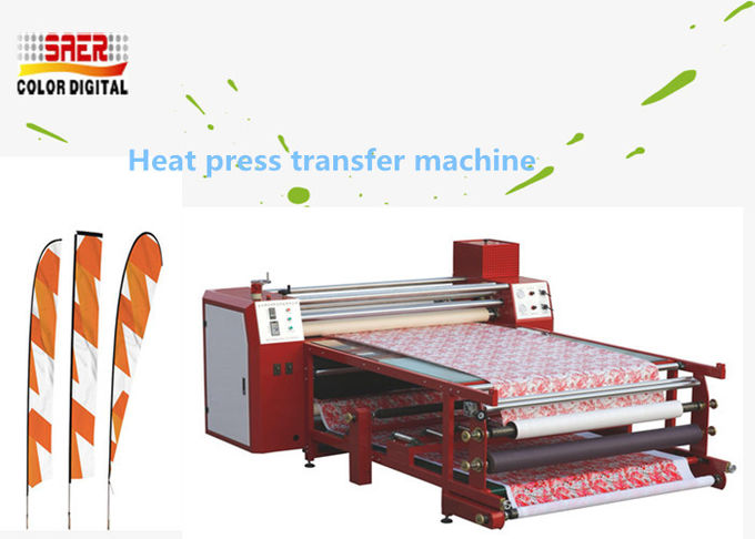 Máquina de transferencia rotatoria de la impresión de la materia textil del calendario de la sublimación plana de la máquina 0
