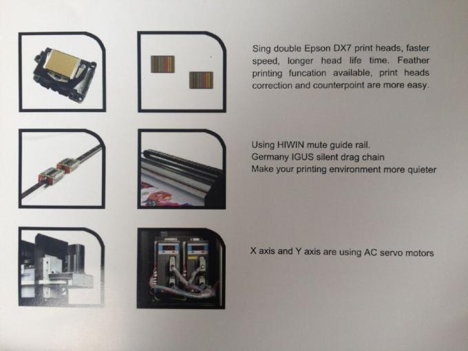 Impresoras de materia textil de Digitaces de la cabeza de impresión de Epson Dx7/impresoras de la tela de Digitaces 2