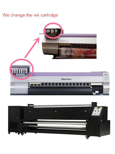 Las impresoras interiores y al aire libre de la tela de Digitaces usadas en acto rápidamente muestran 0
