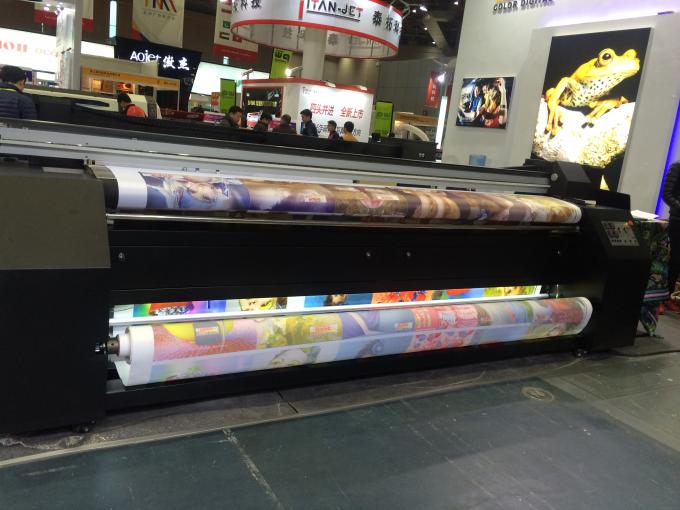 Impresora multicolora de la materia textil de Digitaces de la impresora de la cabeza de Epson para el papel pintado y el mantel 0