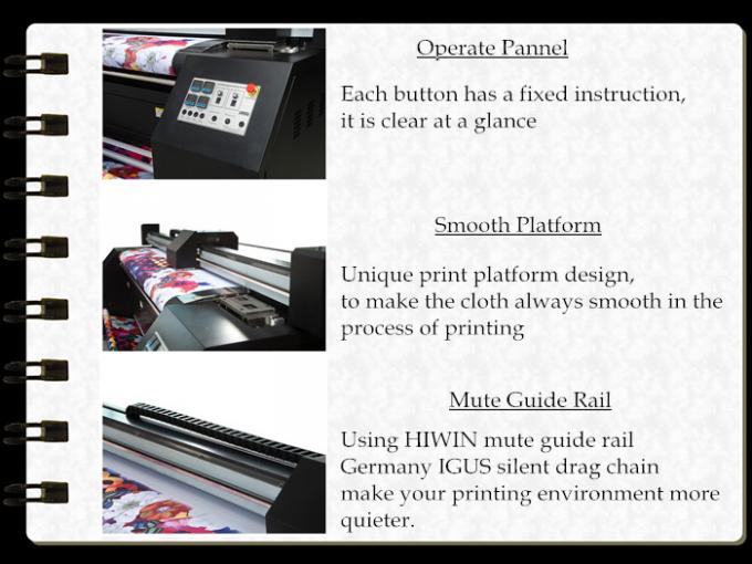 La sublimación del tinte dirige a la impresora de materia textil de Digitaces de la tela Epson DX5 0