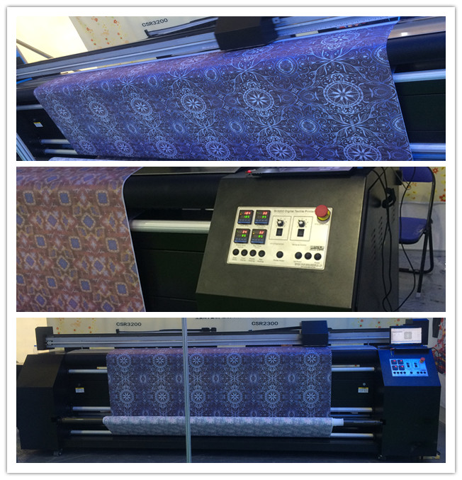 Impresora de la materia textil de la tinta de la sublimación de la impresora de materia textil de Digitaces de las cabezas de impresión DX7 2