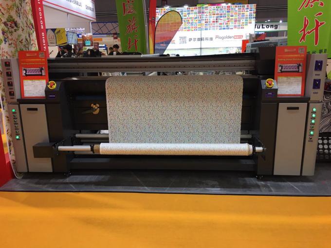 Impresora de sublimación digital de 2100 mm para tela de algodón de bandera 0
