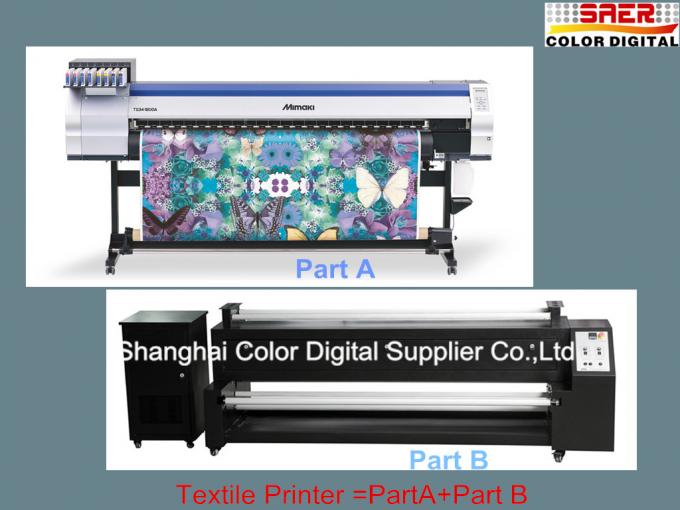 Ruede para rodar la impresora de chorro de tinta de alta velocidad de la resolución de la impresora de la bandera 1440dpi 0