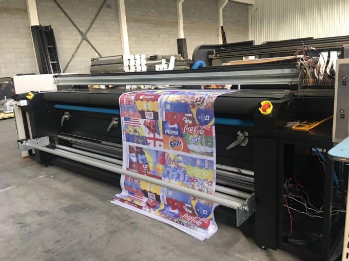 La impresora dual de la bandera del color de CMYK/dirige a la impresora de la tela con tres Epson 4720 cabezas de impresión 2