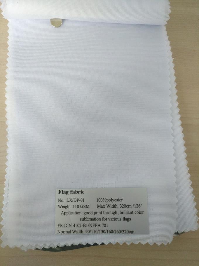 La deformación hizo punto el peso de la longitud 110GSM de la tela los 50m de la impresión de Digitaces para el anuncio interior/al aire libre 0