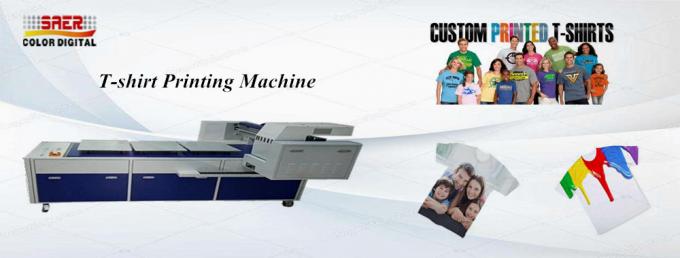 La camiseta que imprime la impresora de la ropa de Digitaces automática dirige a la impresora de la ropa 0