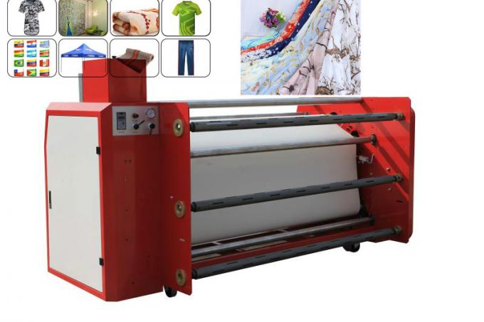 Sublimación superficial múltiple de la impresora plana de la máquina del calendario de la materia textil de la prensa del calor 0