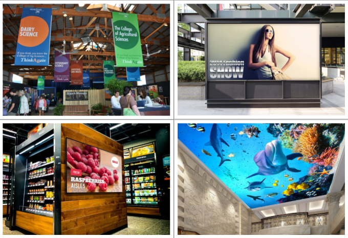 Impresora híbrida UV para carteles Publicidad Decoraciones electrónicas Materiales artesanales 4