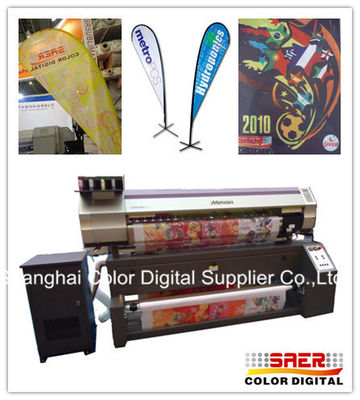 impresora de la materia textil de Mimaki del chorro de tinta del 1.6M Digitaces para hacer publicidad de la bandera