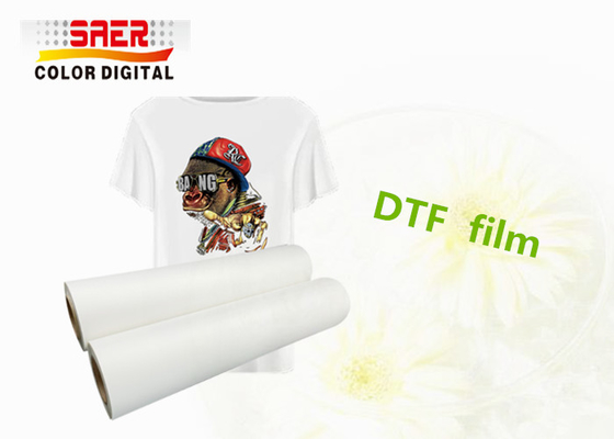 carrete de película de la transferencia del ANIMAL DOMÉSTICO DTF de la anchura de los 60cm a rodar para las materias textiles