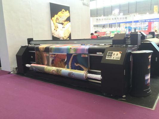 Equipo 1440 de impresión ancho de materia textil del dpi de la cabeza de impresora de Epson DX7 del trazador de Digitaces del formato