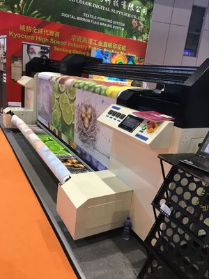 600 - 1800 impresora de materia textil de Dpi, impresora industrial dual de la tela de Cmyk