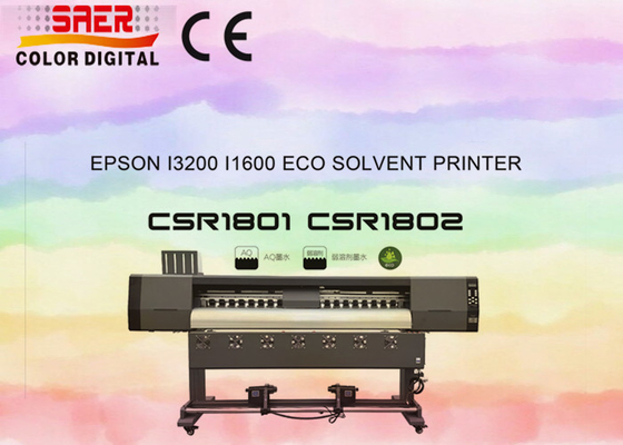 Impresora de vinilo digital de alta velocidad de 1,8 m Eco Solvent Inkjet Plotter Impresora de doble cabeza