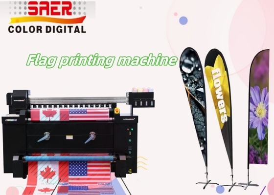 Máquina de impresión textil digital Impresora de tejidos de nylon, inyección de tinta, sublimación de tintes, impresora de banderas, poliéster