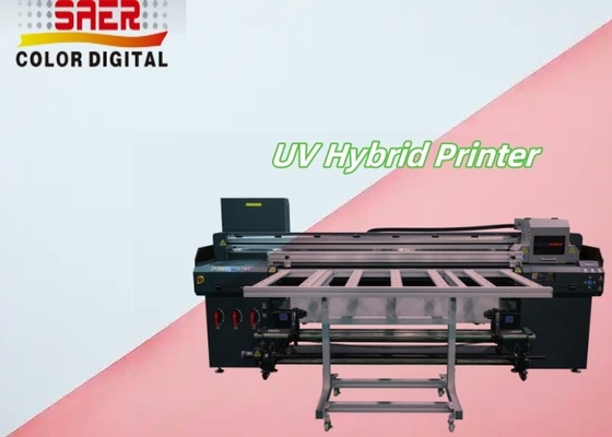 Venta de fábrica Impresora UV híbrida automática de cama plana y de rodillo a rodillo