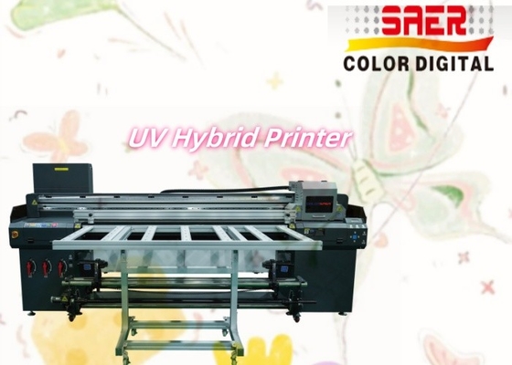 1.8m Hybrid Roll To Roll y Flatbed Impresora UV Fábrica Impresora UV directa de gran tamaño Hybrid