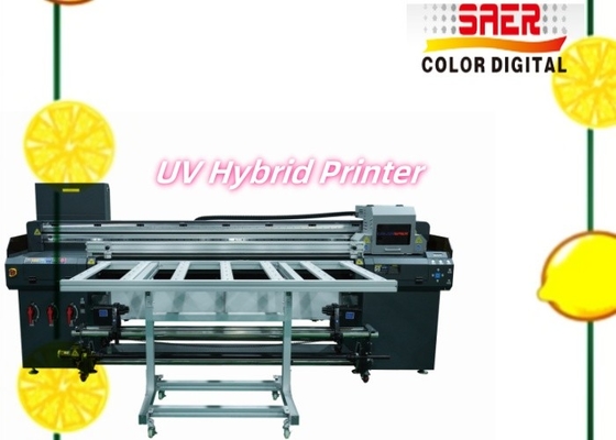 Impresora multicolor de impresión digital de rodillo a rodillo y impresora de inyección de tinta UV de piso plano