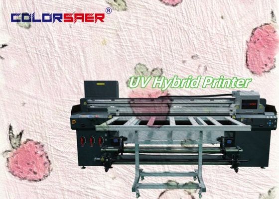 Máquina automática de impresión UV de nivel industrial de piso plano y rodillo a rodillo