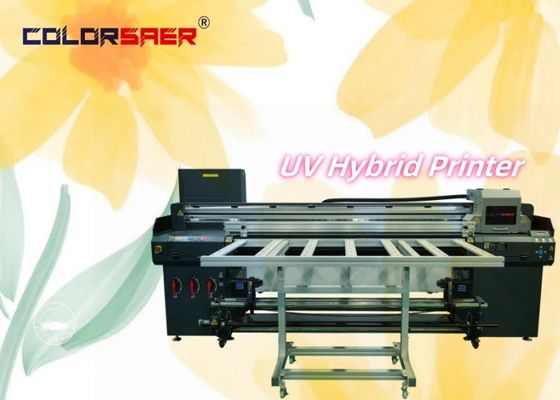 Impresora UV híbrida de suministro de fábrica de rodillo a rodillo y de piso plano Impresora UV para la impresión de láminas de madera de vidrio de vidrio