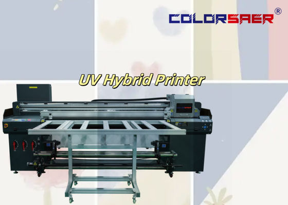 Impresora híbrida UV para carteles publicitarios Decoraciones electrónicas Materiales artesanales