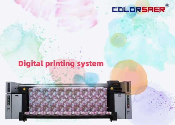 Sistema de impresión textil todo en uno de alta velocidad con cabezal de impresión i3200 digital de 8 piezas para tela