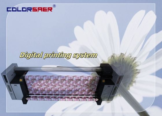Impresora de sublimación textil de alta velocidad todo en uno Color SAER 3200mm Sistema de impresión de tejidos
