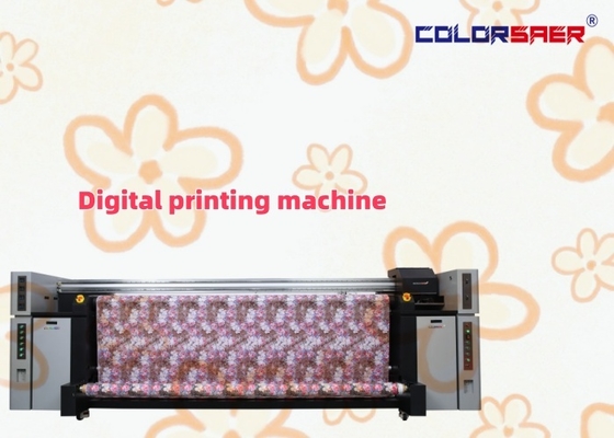Impresora automática de inyección de tinta digital de 3200 mm para gran formato con resolución de 2400 dpi Condición nueva