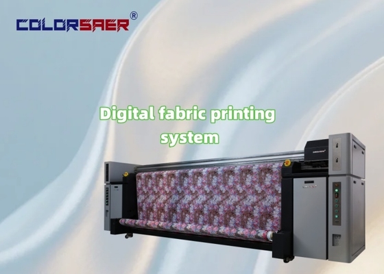Impresora textil industrial digital de alta velocidad de funcionamiento continuo para algodón y poliéster
