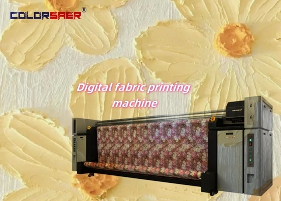 Máquina de impresión textil CMYK Epson de 8 cabezales, 3.2 m de ancho