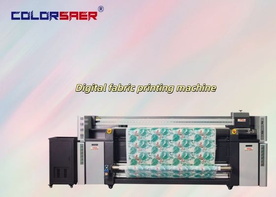 Impresora digital textil de alto DPI con calentador todo en uno para tejidos de algodón y poliéster