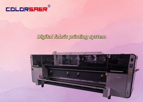 Sistema de impresión digital textil de gran formato SAER de alto rendimiento y precio de fábrica, modelo nuevo de 3200 mm
