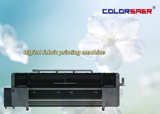Máquina de impresión de tejido de inyección de tinta digital de 3200 mm eficiente y estable Plotter textil de poliéster y algodón con 4 piezas y cabeza de impresión